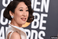 Golden Globes Glitter with Dazzling Diamonds