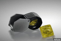 Spectacular 60-Carat Fancy Vivid Yellow Diamond Leads Mountain Province February Sale