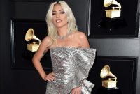 Lady Gaga Dazzles in Platinum at the 61st Grammys