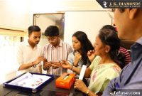 J K Diamonds Institute Students Gain Industry Insights at Hari Krishna Factory