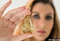 The 303 Carat Golden Canary Diamond’s 12.4 Million Sale Fails to Meet High Expectations