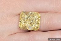 Magnificent 41-Carat Yellow Diamond Commands One Million Dollars