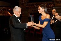 Queen Letizia Dazzles in Diamonds and Sapphires in Barcelona