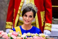 Queen Letizia Majestic Pearl Diamond Banquet Tiara