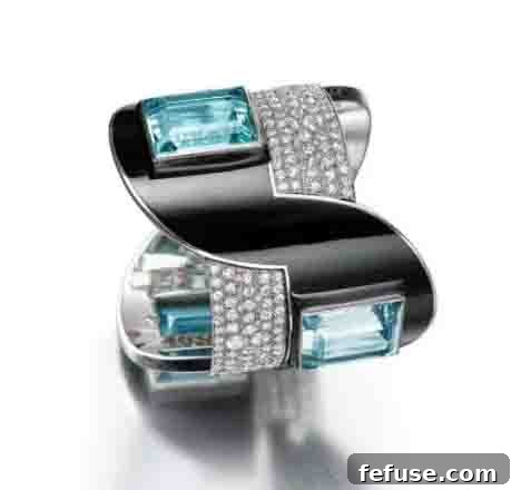 Exquisite Ring Displayed at TEFAF New York Fall, showcasing intricate craftsmanship and precious gemstones.