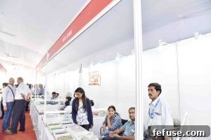 Rough Gemstone Show 2016 Jaipur Image 36: Booth showcasing raw stones