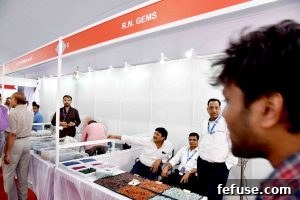 Rough Gemstone Show 2016 Jaipur Image 9: Semi-precious rough selection