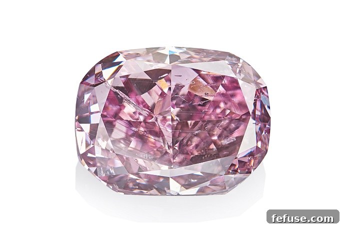 Fancy Deep Purple-Pink Diamond