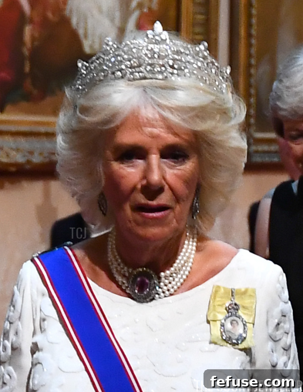 Glittering Majesty: Buckingham Palace State Banquet Jewels 6 Victoria Jones- WPA Pool/Getty Images