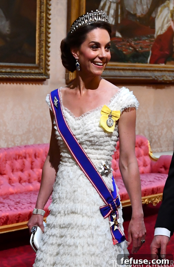 Glittering Majesty: Buckingham Palace State Banquet Jewels 9 Victoria Jones- WPA Pool/Getty Images