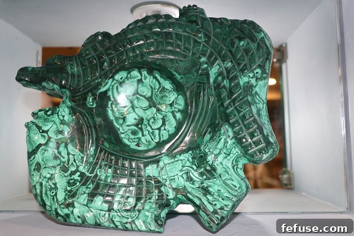 Malachite Ash-tray