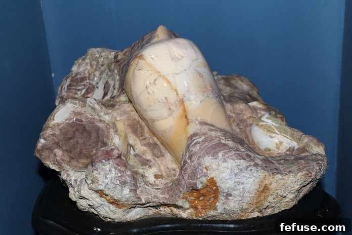 Opal with Fossilized Shell