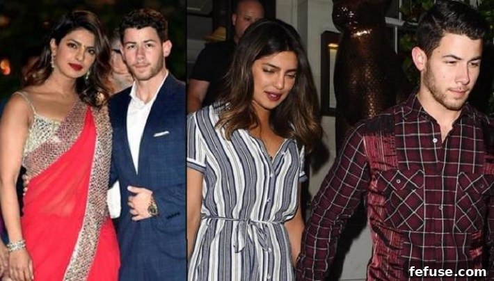 Priyanka Chopra and Nick Jonas showcase their love with stunning jewelry, including an iconic Tiffany engagement ring.