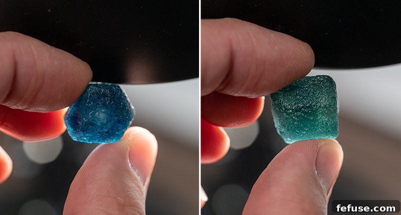 Potentate Mining Unearths Spectacular 64-Carat Montana Sapphire 2 These shots show the Ponderosa Sapphire after heat treatment.