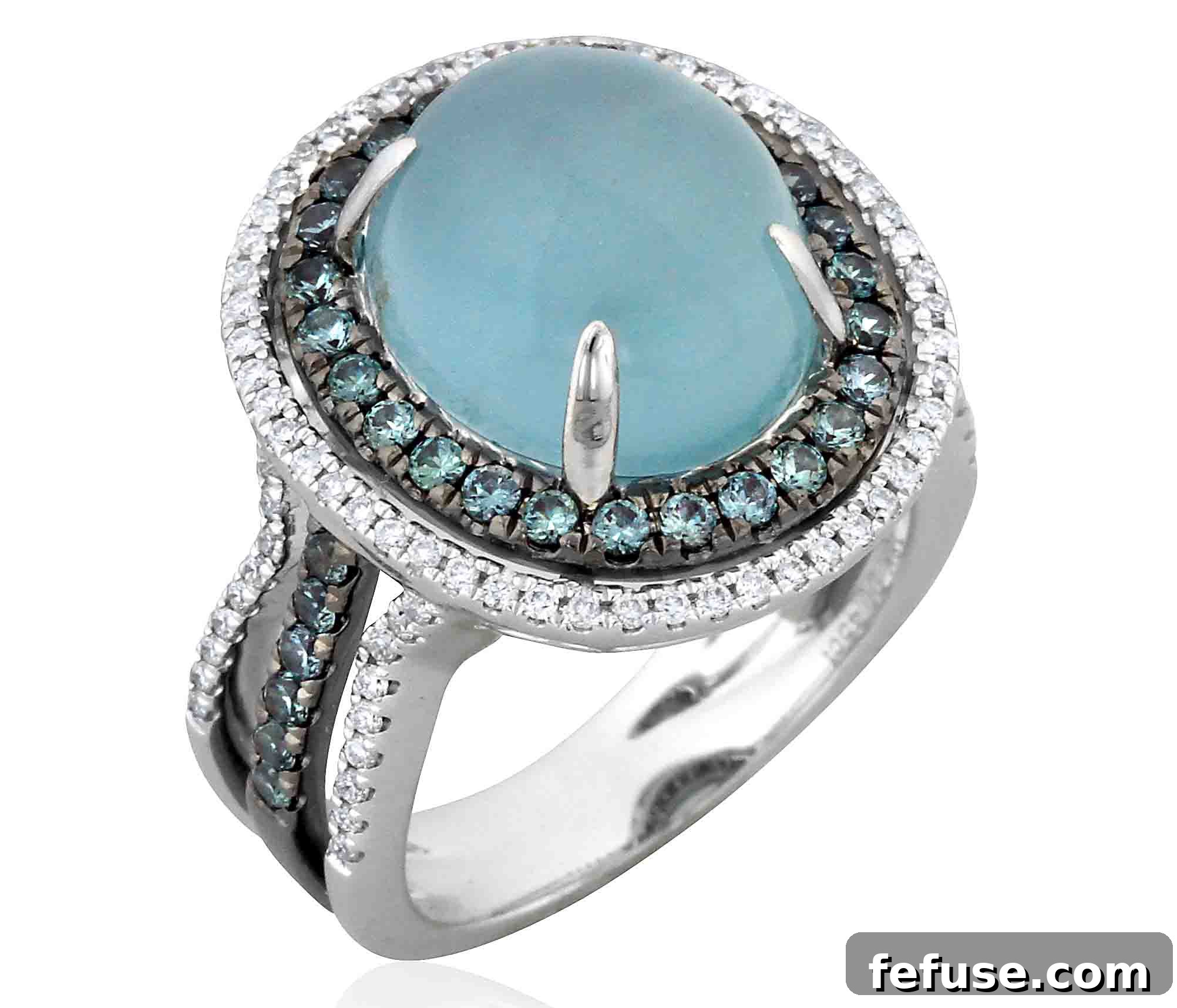 Aquamarine Adornments New Birthstone Releases 5 Yael Designs 18k Gold Aquamarine Color-Change Garnet Diamond Dome Ring