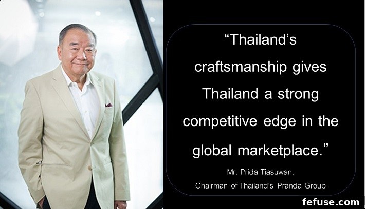 Mr Prida Tiasuwan, Chairman of Thailand’s Pranda Group