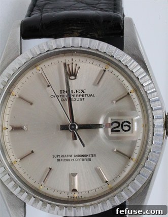The watch sold for nearly $50,000 at the “Archives of Hollywood & Music Auction” in Los Angeles.