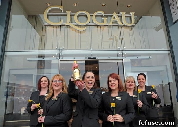 New Clogau Shop opening in Broughton Shopping Park Flinthshire