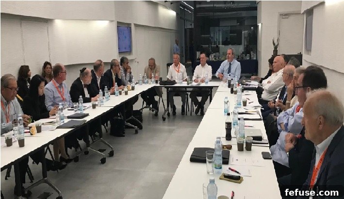 WFDB Diamond Exchange Committee members in session
