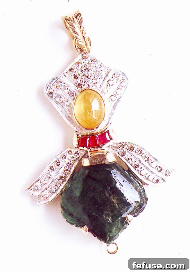Statement earrings featuring vibrant colored stones by Shimlesh Vyas