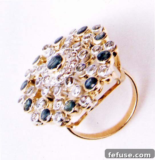 Artistic gemstone bracelet by Shimlesh Vyas, highlighting unusual cuts