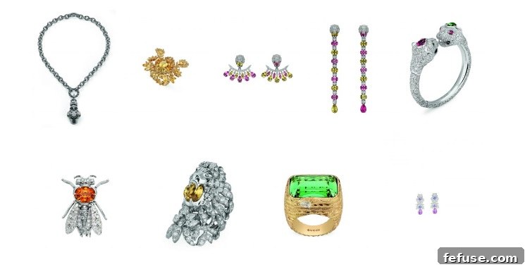 Gucci's Opulent High Jewellery Launch 2 Gucci Gemstone Jewelry