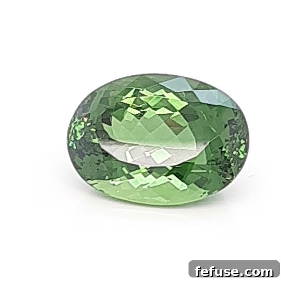 Tsavorite oval 37.87cts