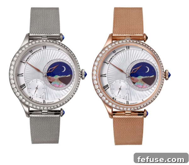 From left Tefnut Sleeping Beauty in 18ct rose gold and white gold prices on request Moritz Grossmann williamandsoncom