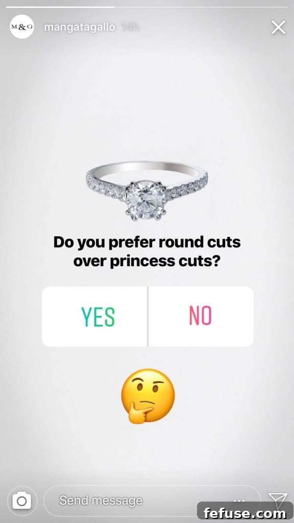 Jewelers' Secret: Amplifying Business Through Instagram Stories 2 Interactive Instagram Stories with Polls and Questions.