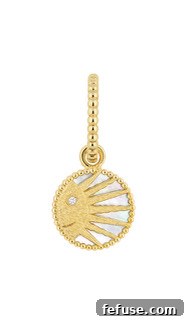 dior gold pendant
