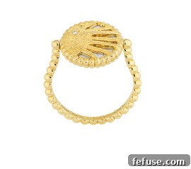 dior gold ring