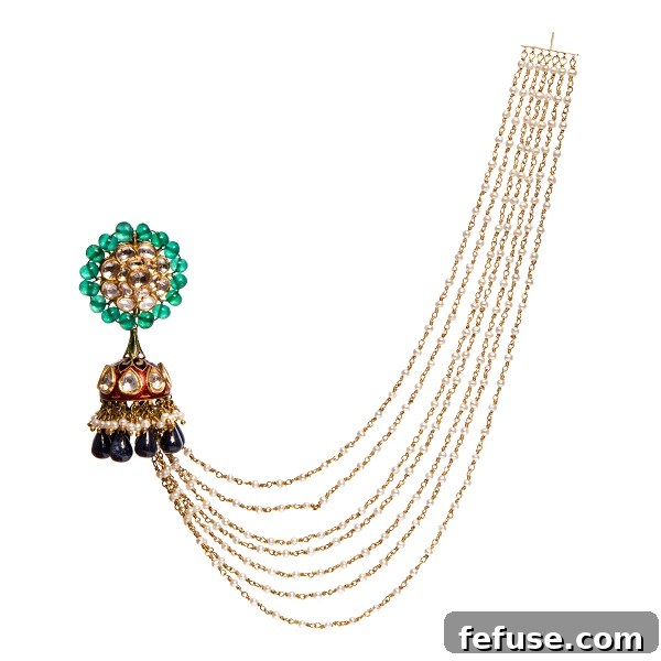 Latique Unveils Indian Heritage Rajwada Kundan Enamel Earrings 4 Ramyata