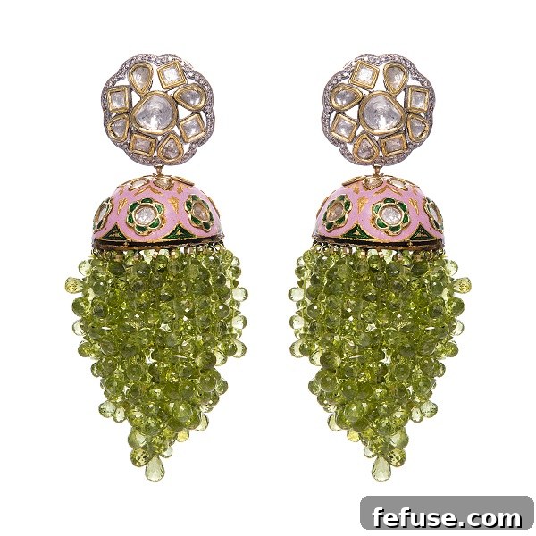 Latique Unveils Indian Heritage Rajwada Kundan Enamel Earrings 6 Spardhi