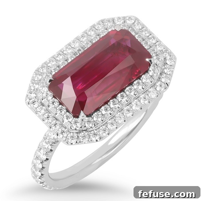 Stephen Silver Ruby Halo Ring