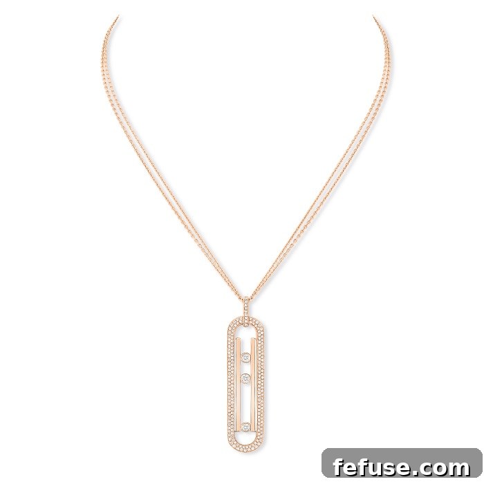 Messika Move 10th Anniversary Pavé Necklace