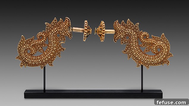 Ear studs (togé) from Indonesia