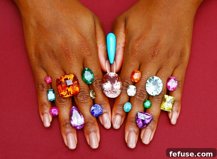 Alexia Connellan Hands with Loose Gemstone. V2