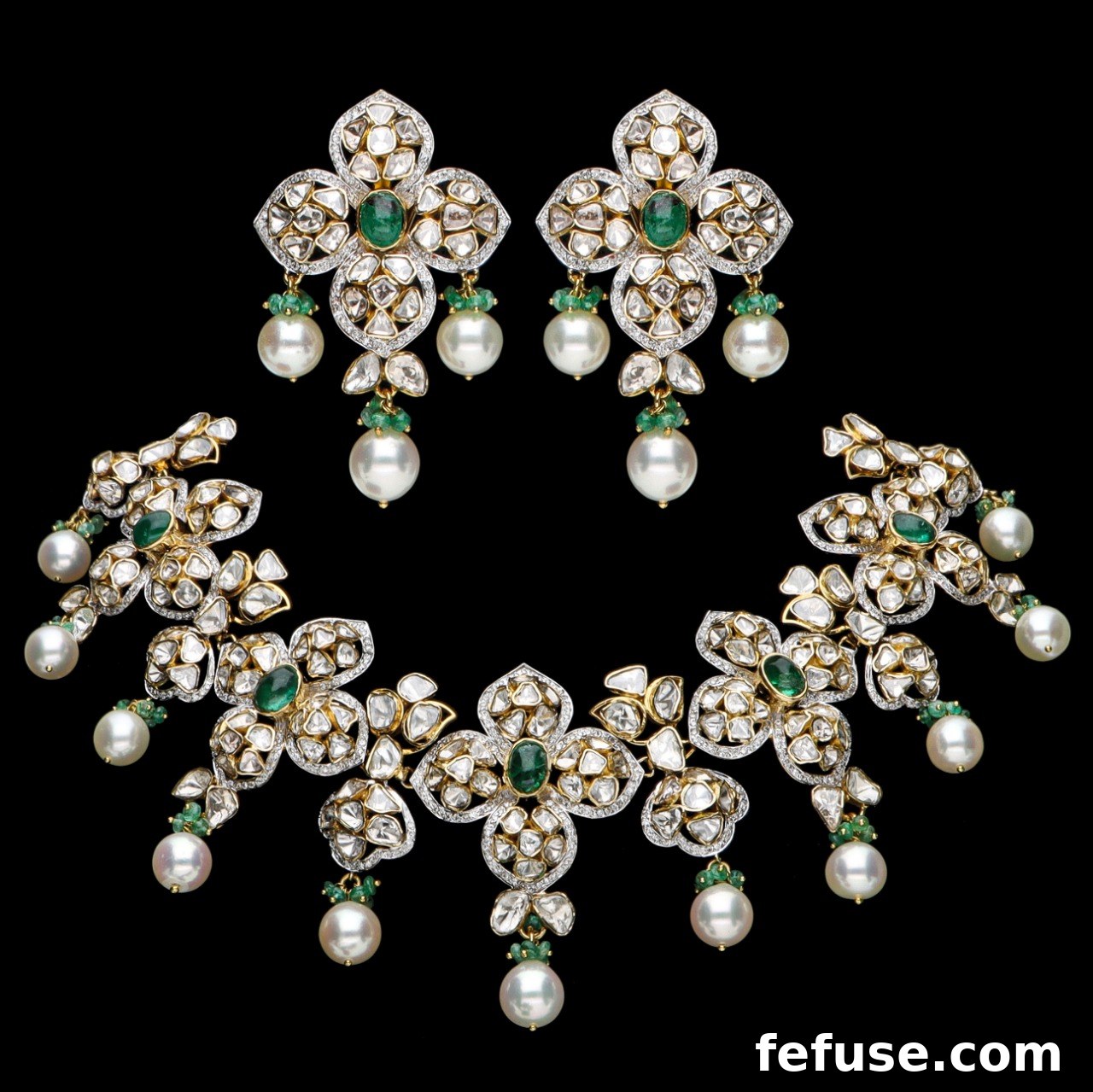 Dassani Brothers Yaadon Ki Virasat Bridal Collection - Necklace and Earrings 3