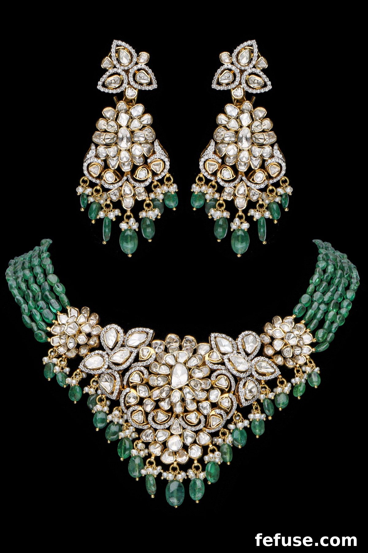 Dassani Brothers Yaadon Ki Virasat Bridal Collection - Necklace and Earrings 5