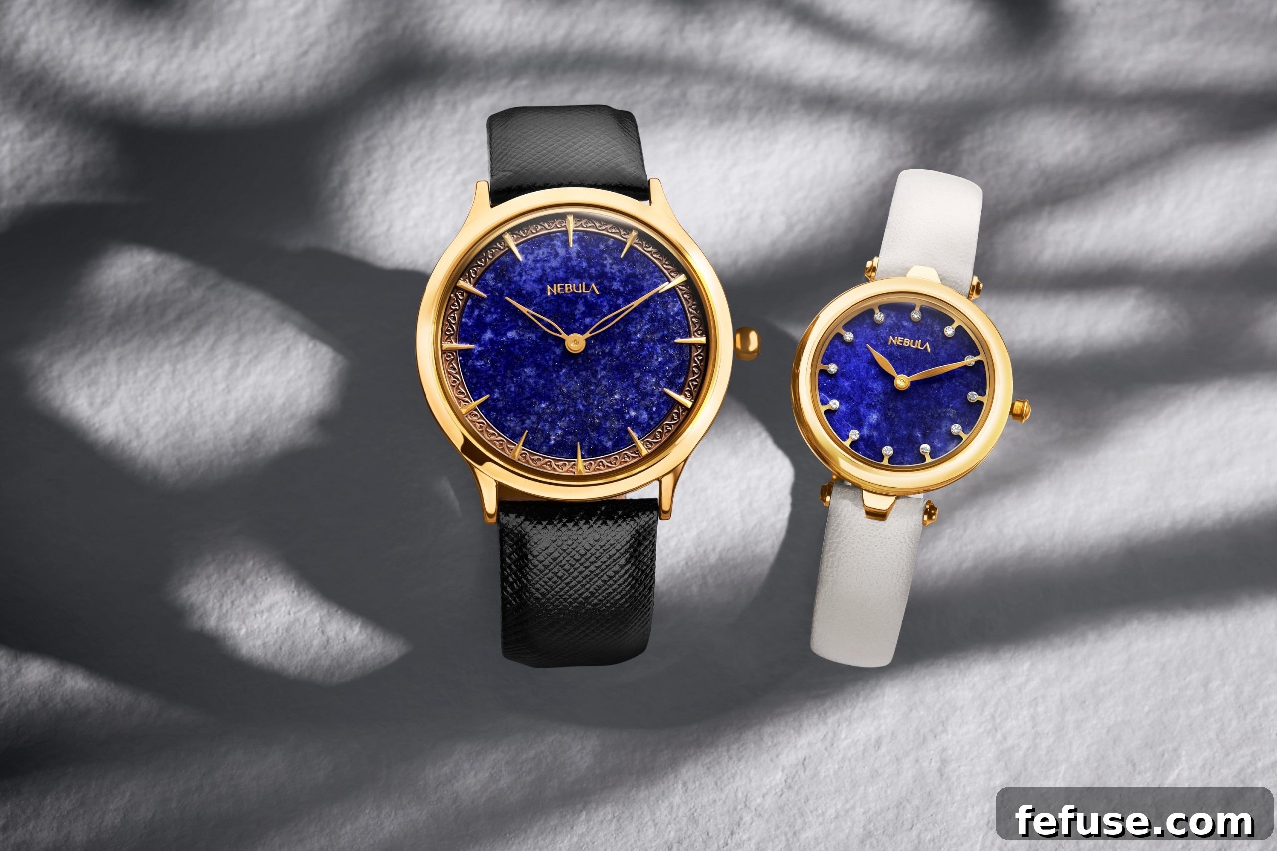 Close-up of Nebula 18KT Gold Watch