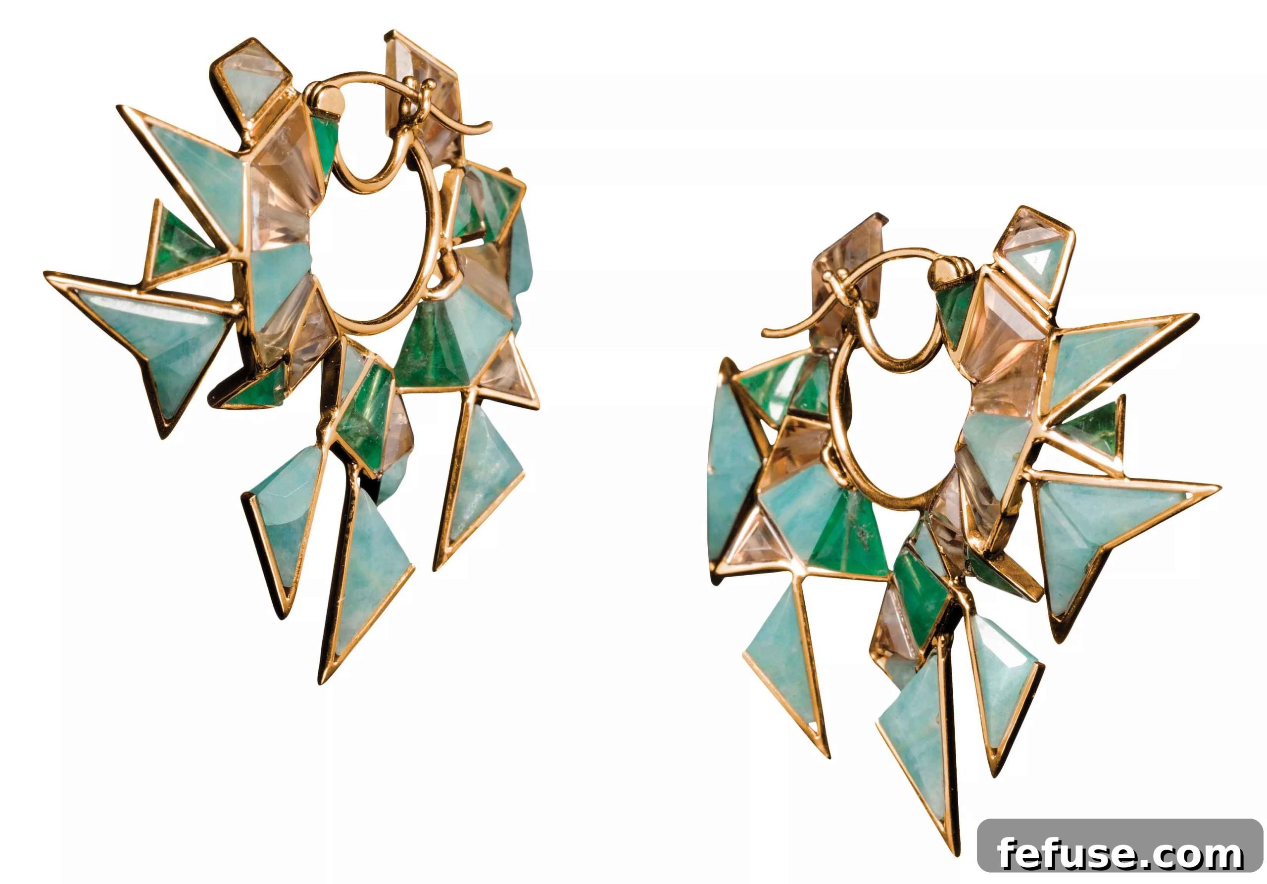 Origami Kaleidoscope hoops by Nak Armstrong