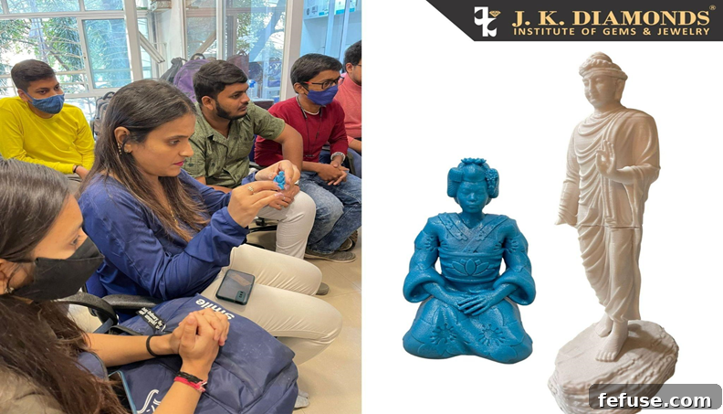JK Diamonds Institute prepares Jewellery designers for the future of manufacturing