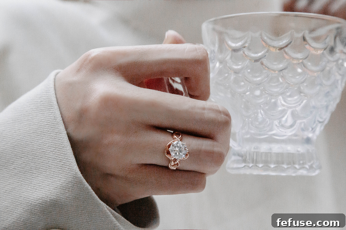 Serendipity Moissanite Pledge Ring 