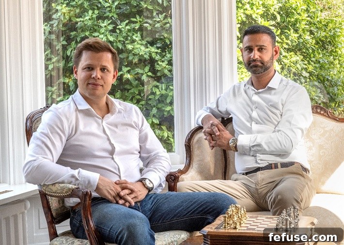 Tim Harrison (L) and Akbar Hussain (R) Co-Founders and Co-Directors of WatchPilot