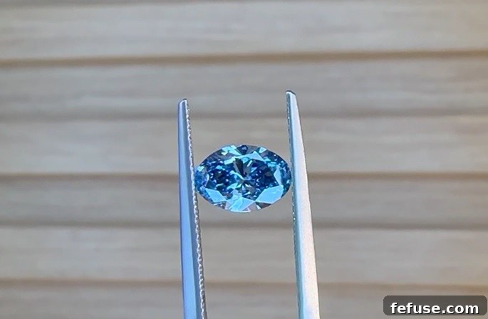 Blue Lab-Grown Diamonds