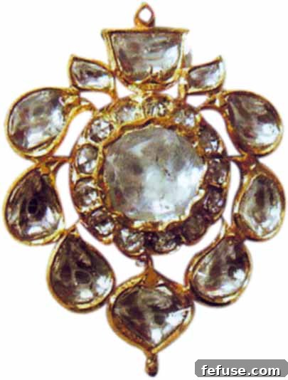 Intricate Kundan Meena Jadau Pendant