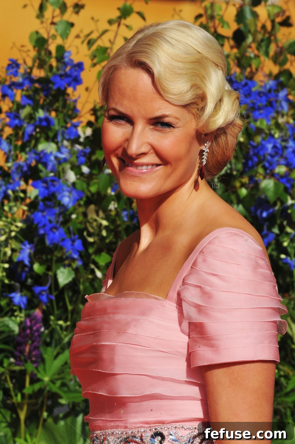 Princess Mette-Marit of Norway attends the Government Pre-Wedding Dinner for Crown Princess Victoria of Sweden and Daniel Westling at The Eric Ericson Hall on June 18, 2010 in Stockholm, Sweden