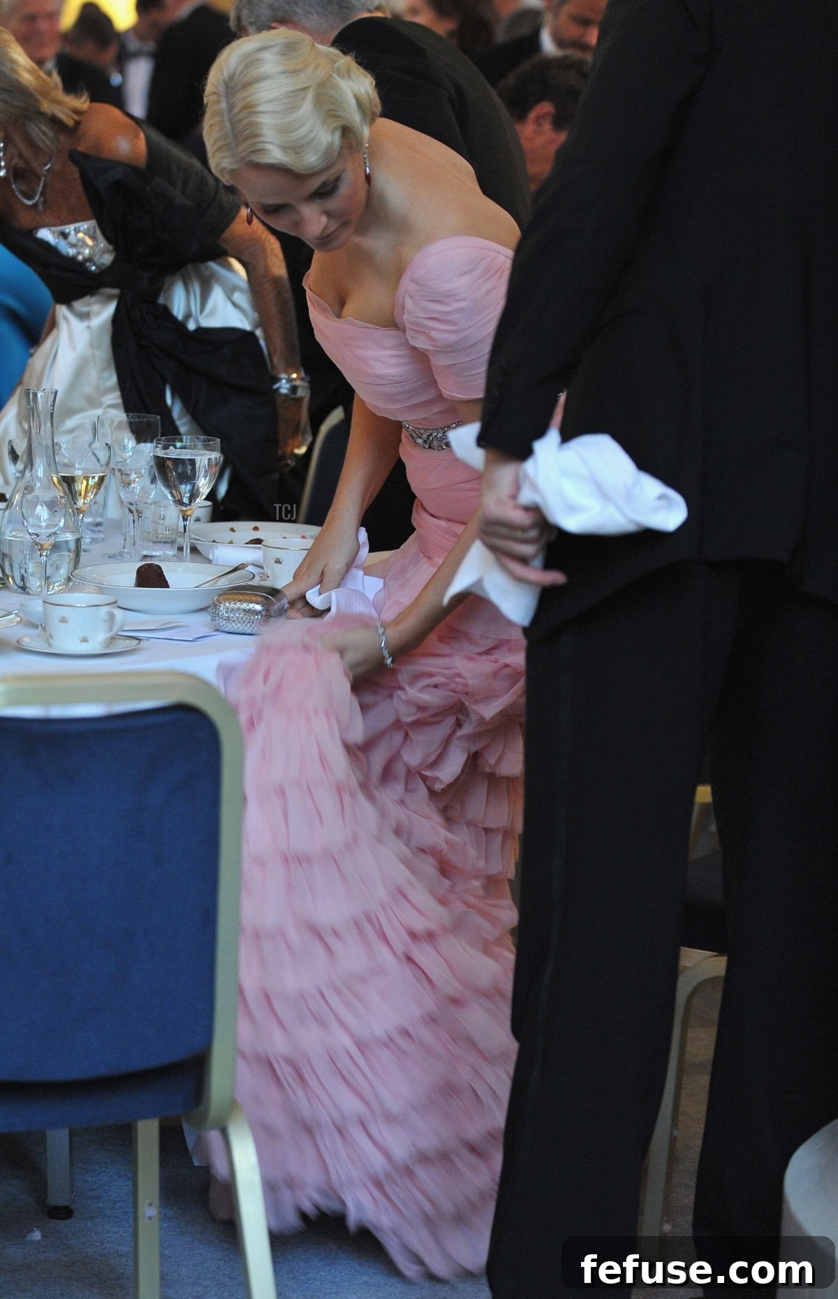 Crown Princess Mette-Marit Of Norway attends the Government Pre-Wedding Dinner for Crown Princess Victoria of Sweden and Daniel Westling at The Eric Ericson Hall on June 18, 2010 in Stockholm, Sweden