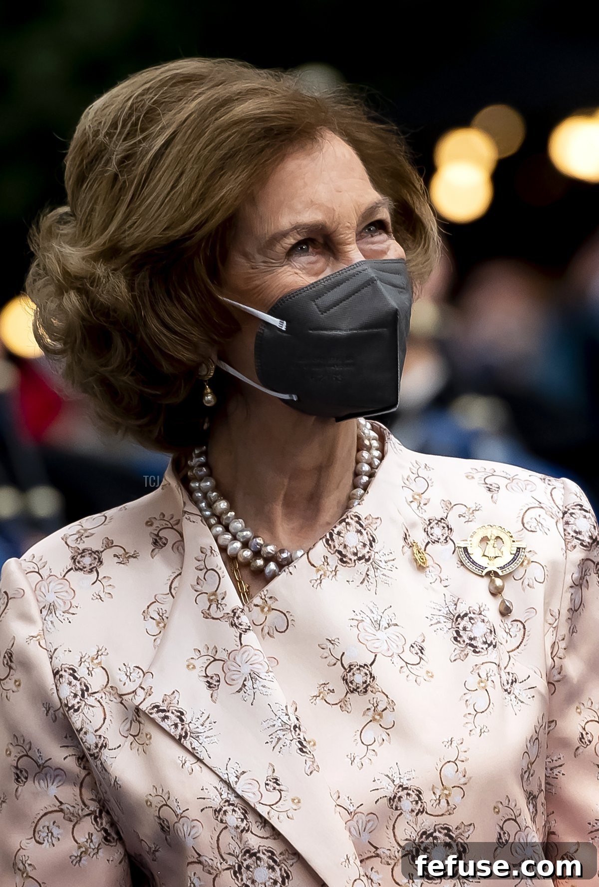 Queen Sofia of Spain arrives to the Campoamor Theatre ahead of the 'Princesa de Asturias' Awards Ceremony 2021 on October 22, 2021 in Oviedo, Spain