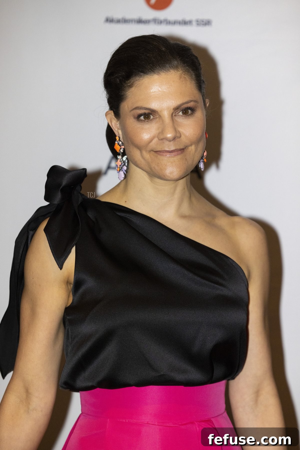 Crown Princess Victoria of Sweden attends the Swedish National Union of Students 100th Anniversary at the Clarion Hotel on March 19, 2022 in Stockholm, Sweden
